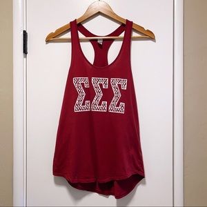 Tri Sigma Red Tank Top